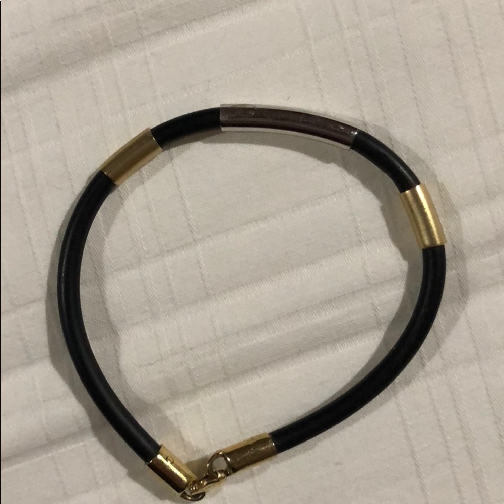 Two toned baby bracelet with Gold